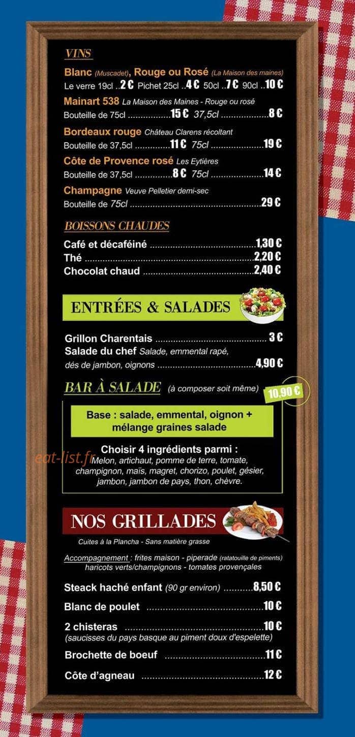 La guinguette de fléac — carte page 3