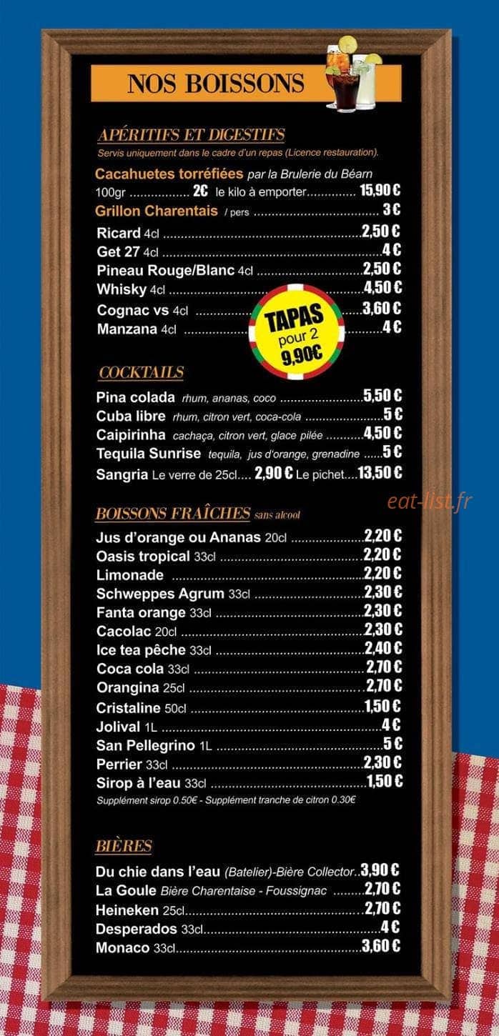 La guinguette de fléac — carte page 2