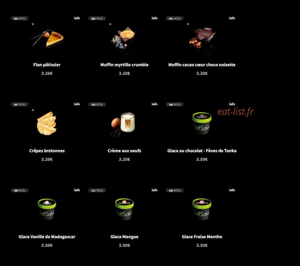 Eat Salad — carte page 11