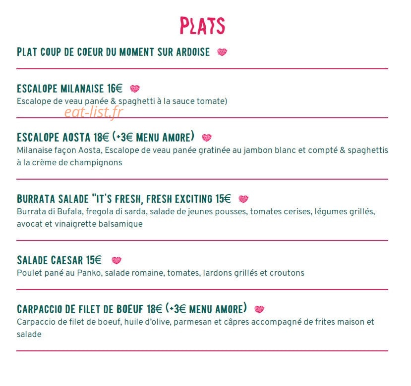 Amore by Iséo — carte page 15