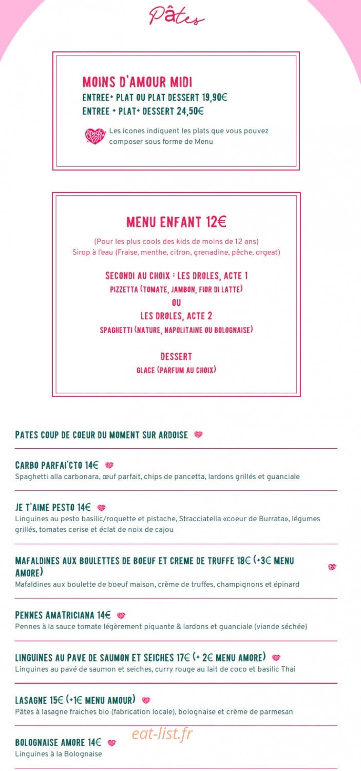 Amore by Iséo — carte page 2