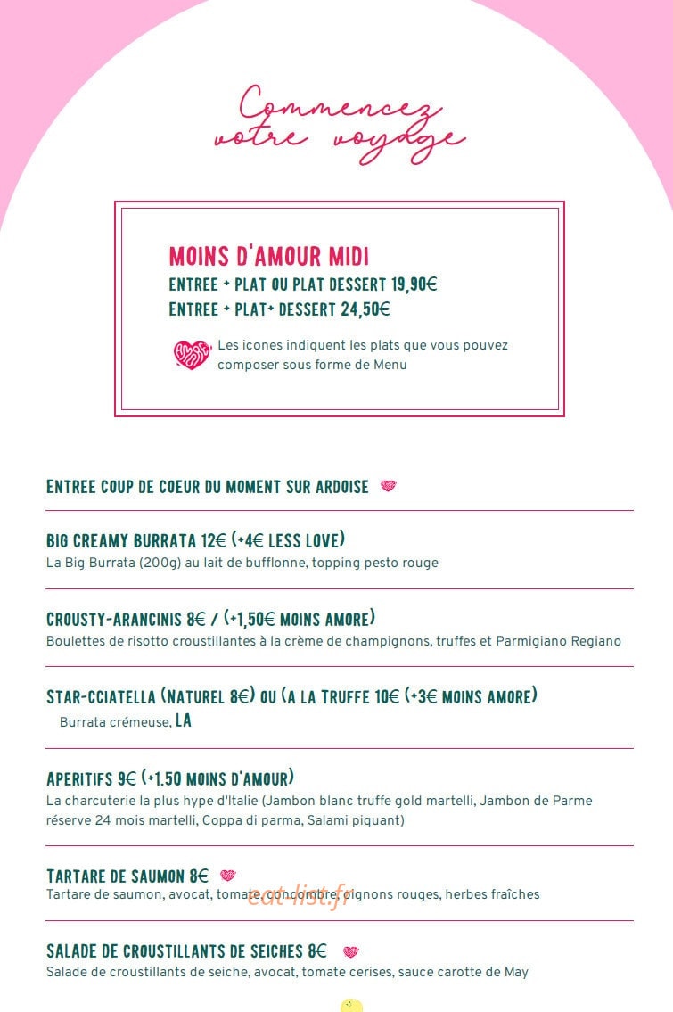 Amore by Iséo — carte page 1