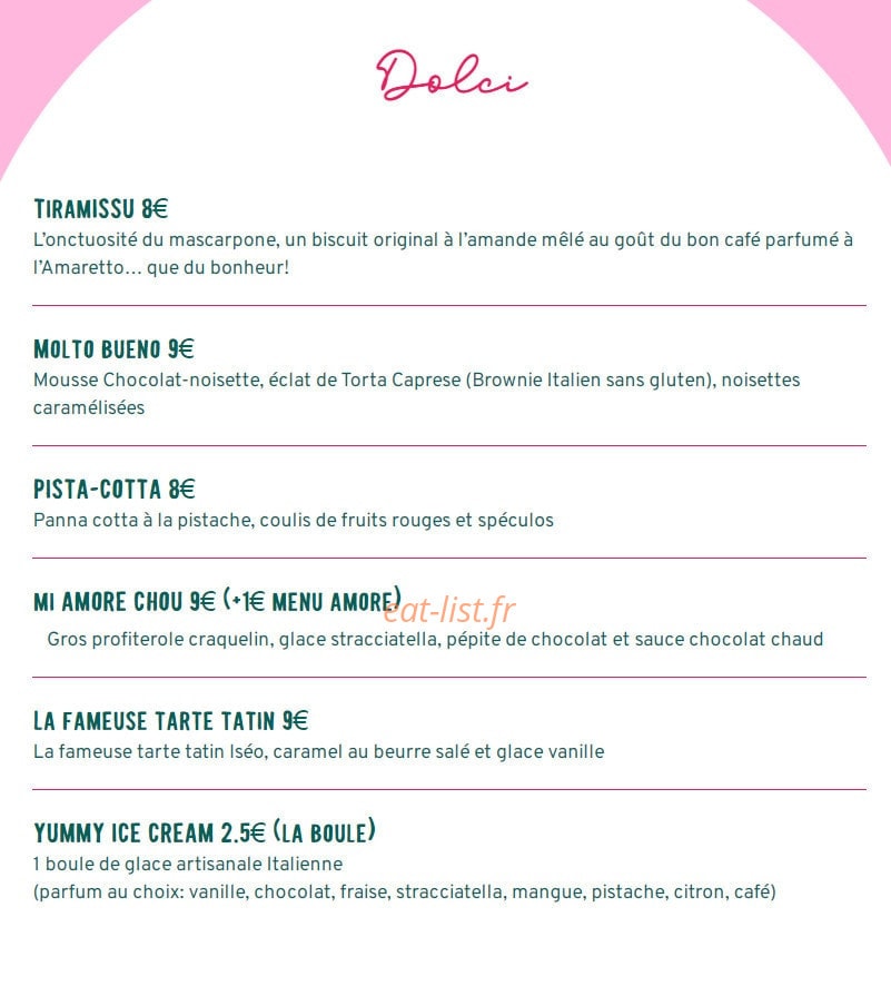 Amore by Iséo — carte page 17