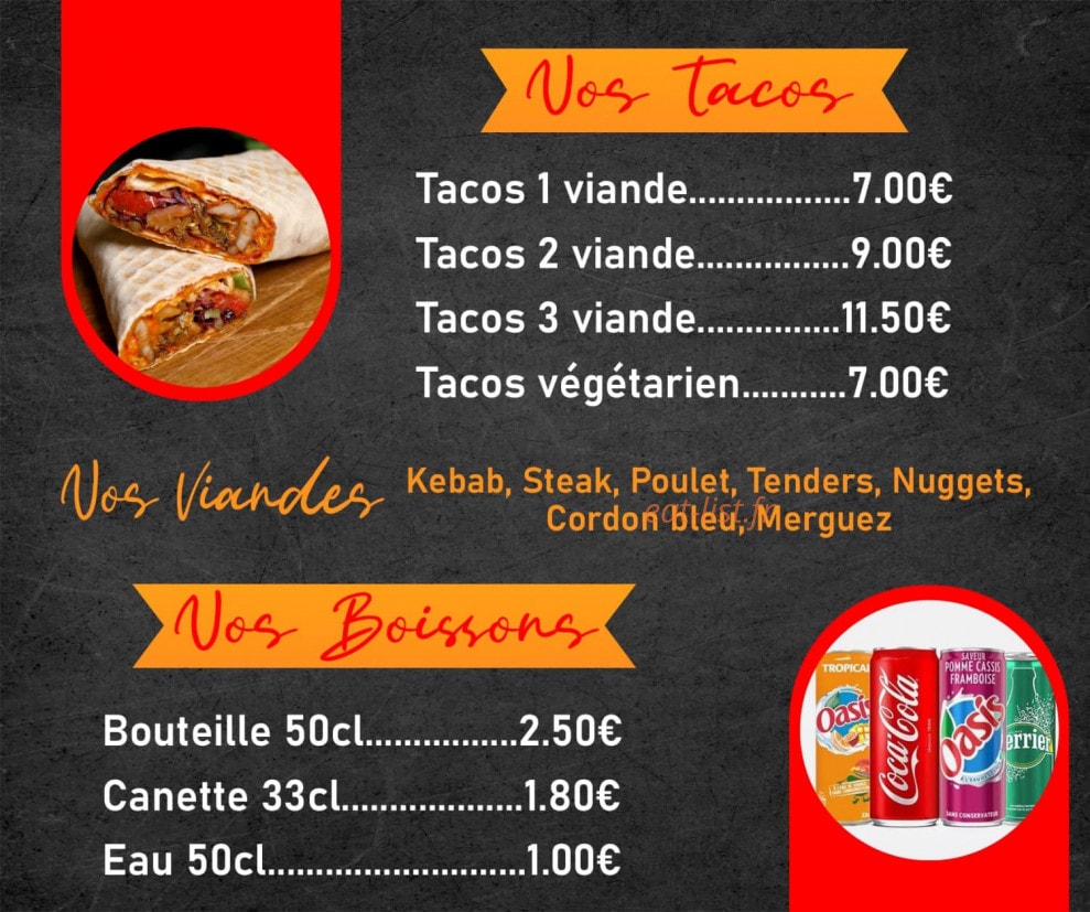 Au 404 food — carte page 4