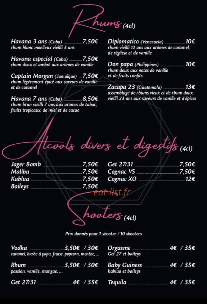 Bar la Joia — carte page 9