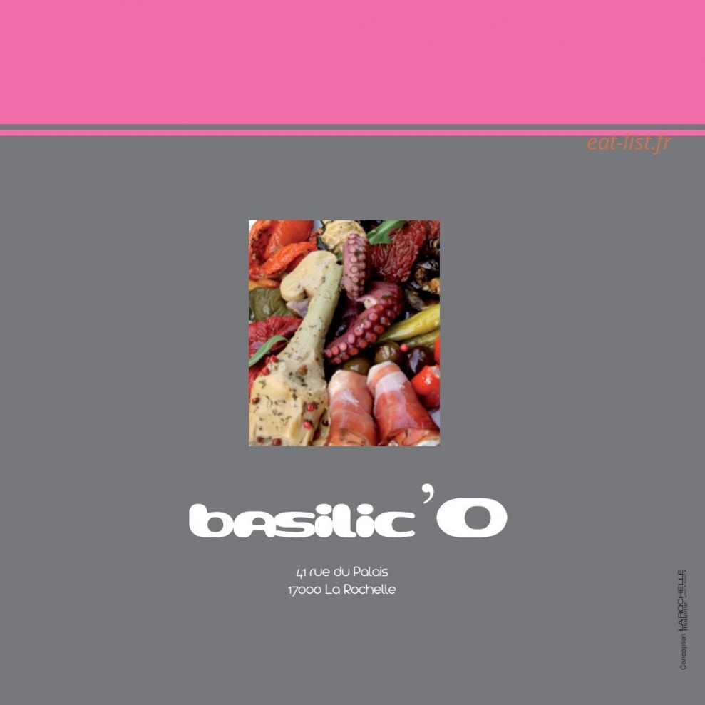 Basilic'O — carte page 6