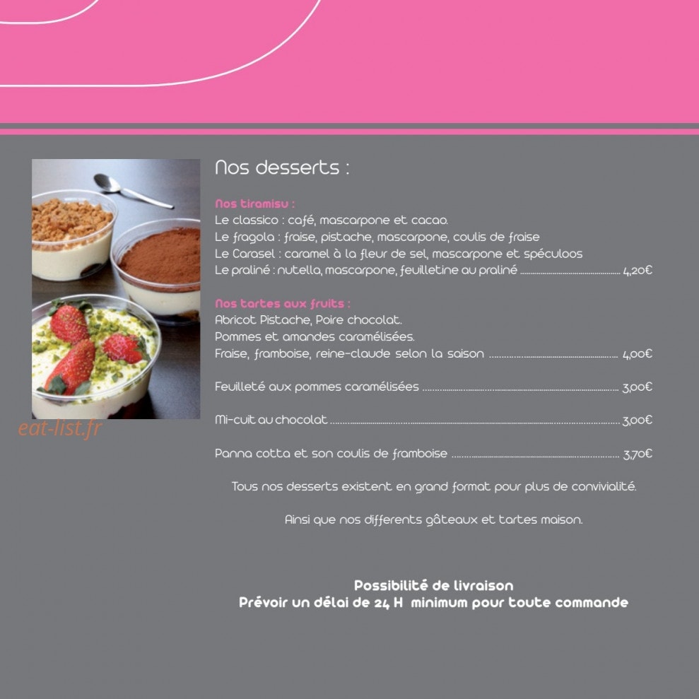 Basilic'O — carte page 5