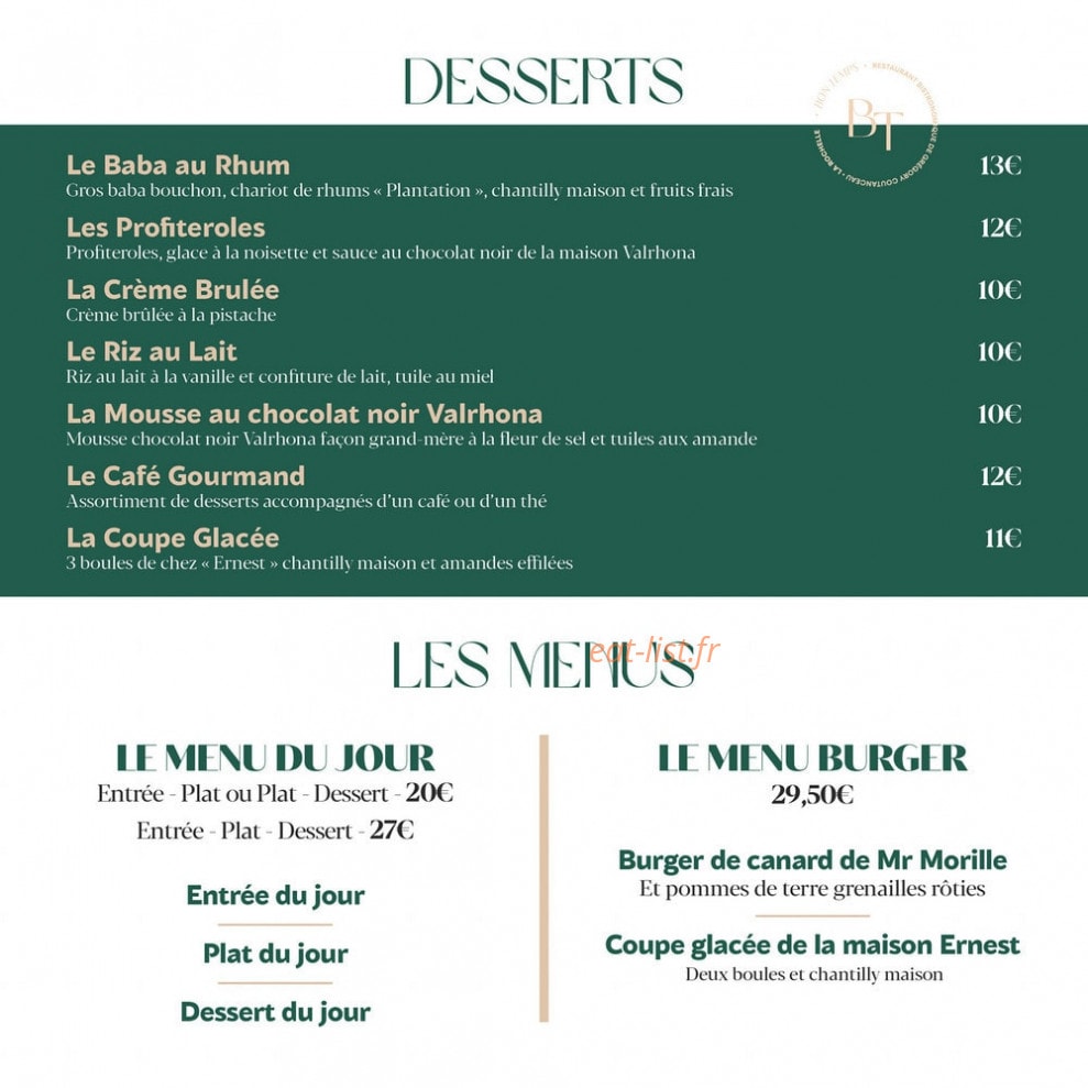 Bon Temps — carte page 5