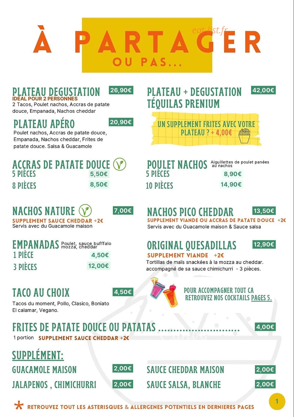 Boniato — carte page 1