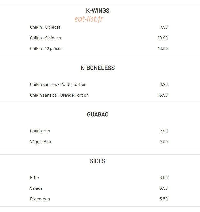 Bunsik — carte page 2