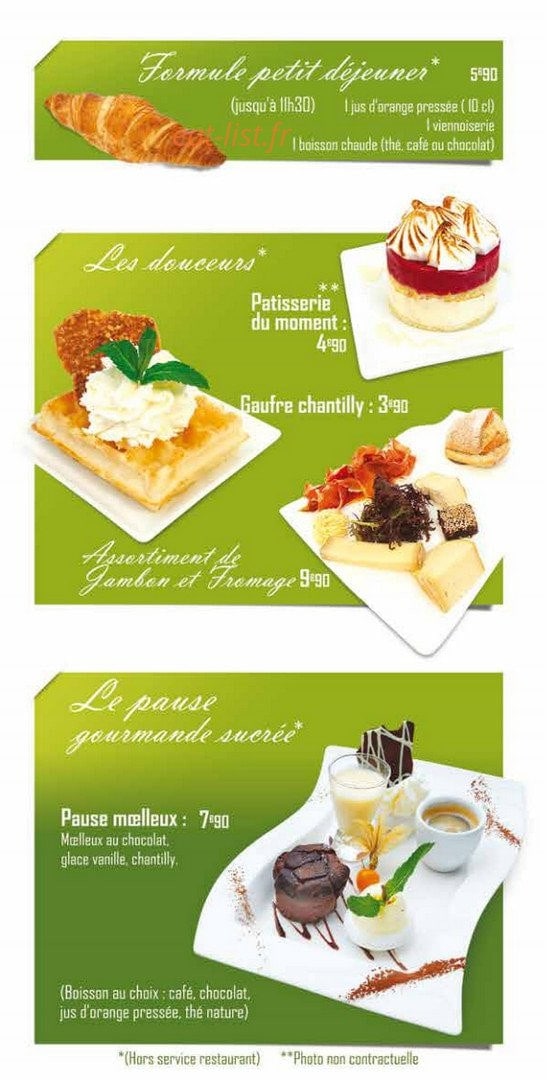 Café de l'Aquarium — carte page 3