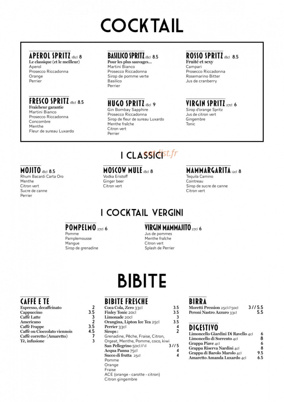 Carlotta – Le Clan des Mamma — carte page 3