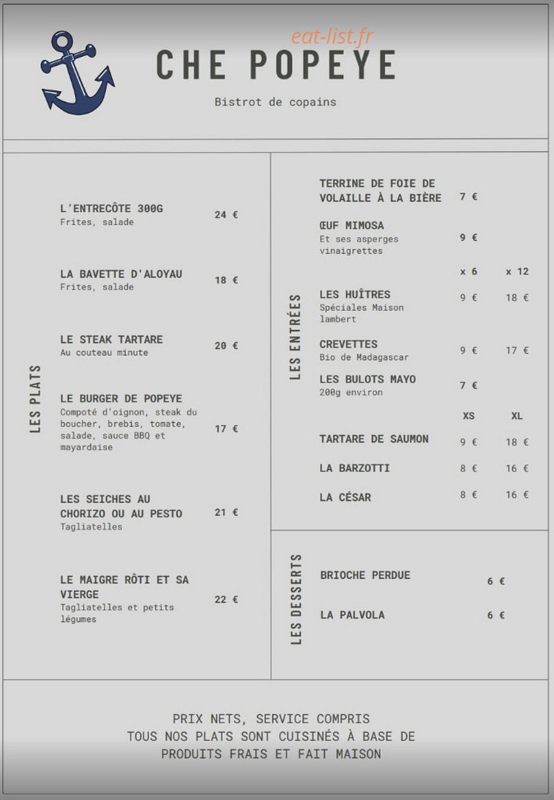 Che Popeye — carte page 1