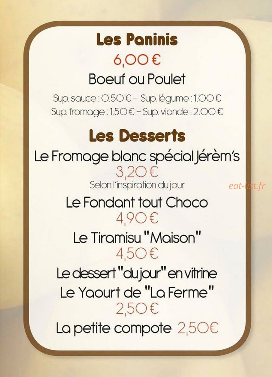 CooK&Potatoes — carte page 4