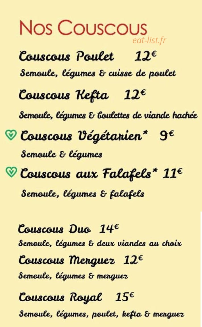 Couscous Box — carte page 4