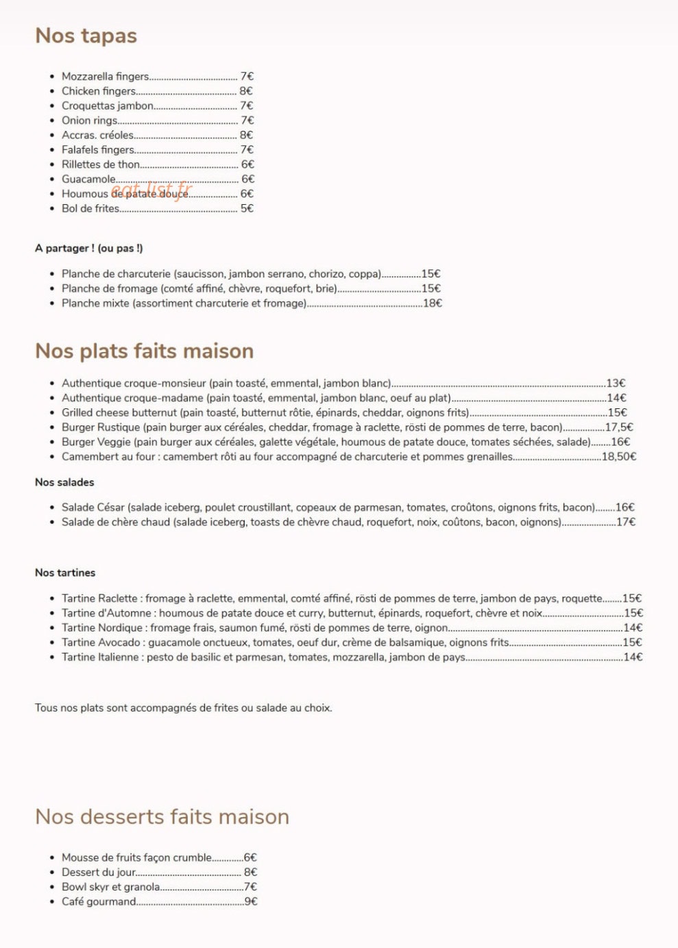 Fingers — carte page 1