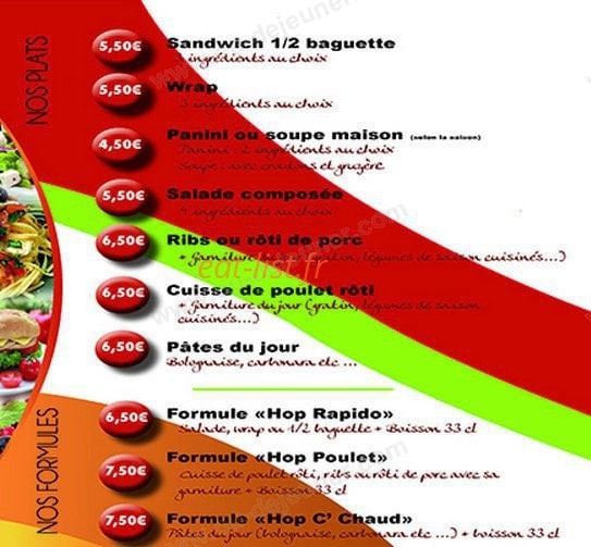 Hop! C'est Parti — carte page 1
