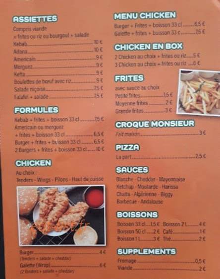 Kebab agga — carte page 2