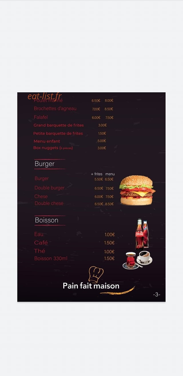 Kebab Istanbul — carte page 3
