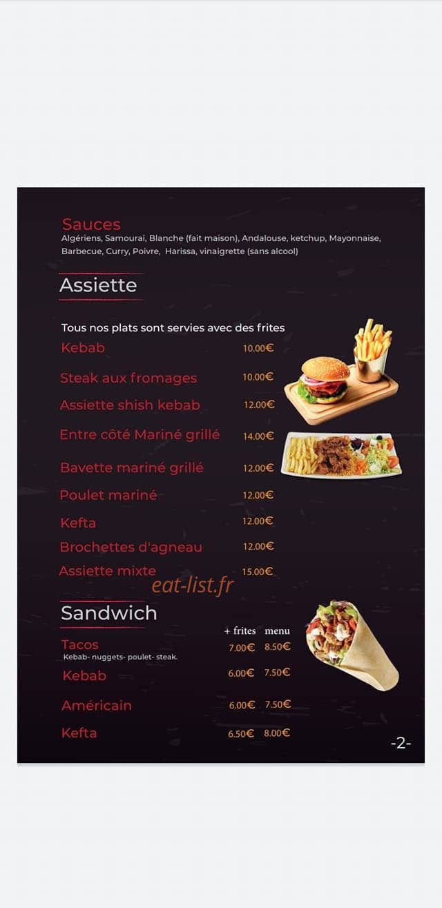 Kebab Istanbul — carte page 2