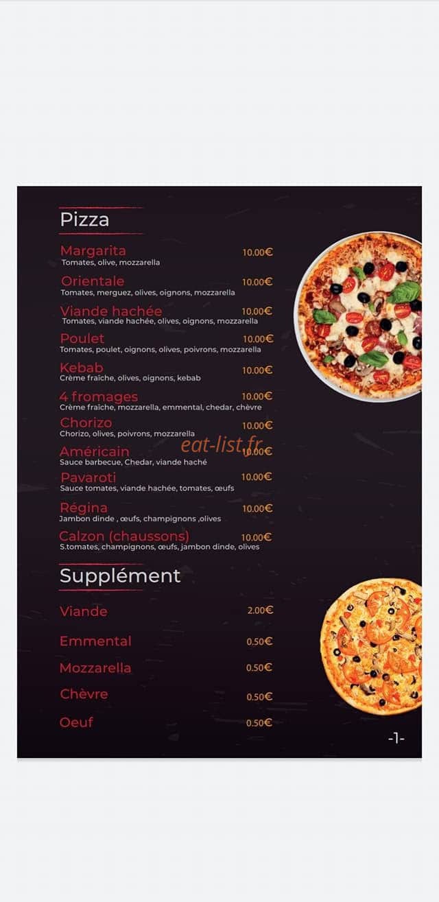 Kebab Istanbul — carte page 1
