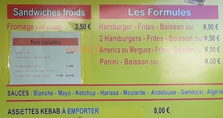 Kebab Luxe — carte page 2