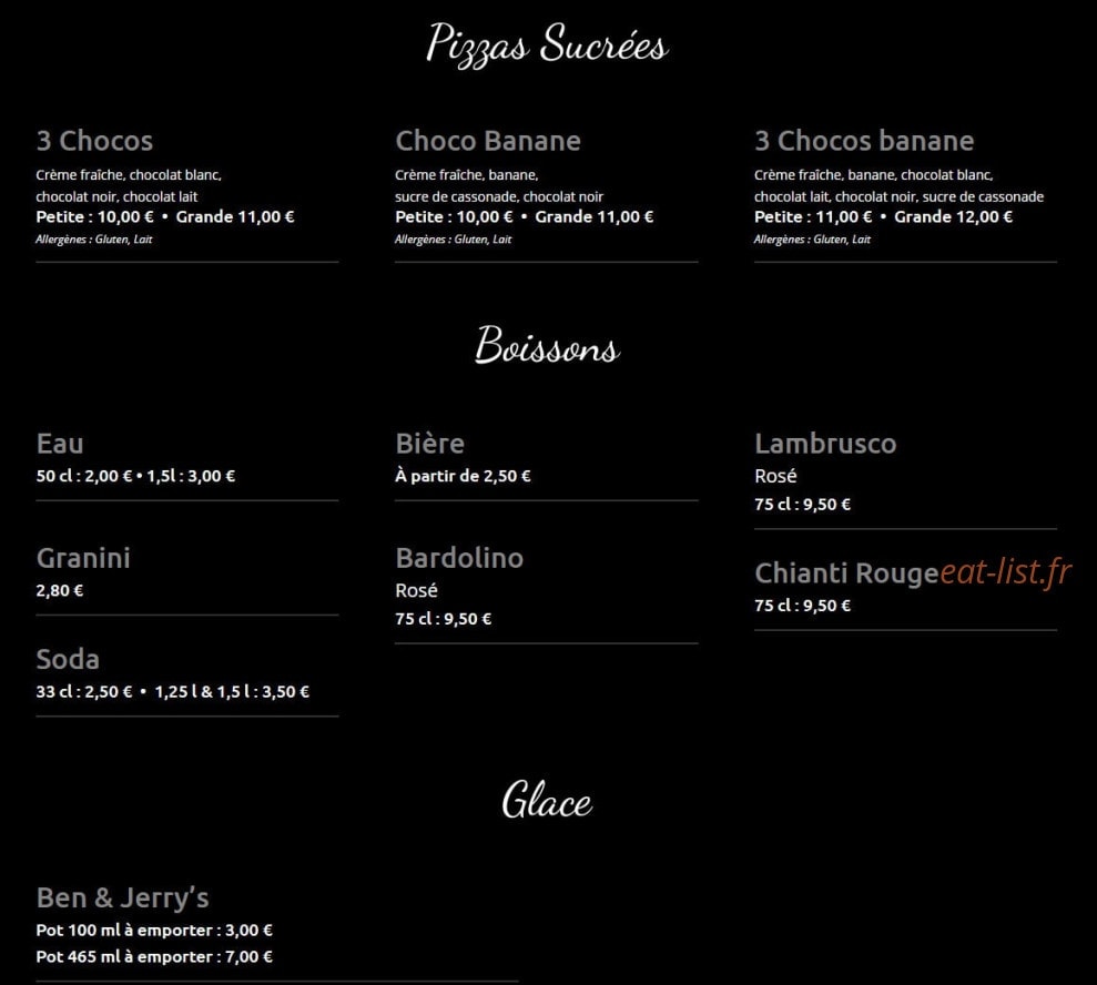 Kpizz — carte page 11