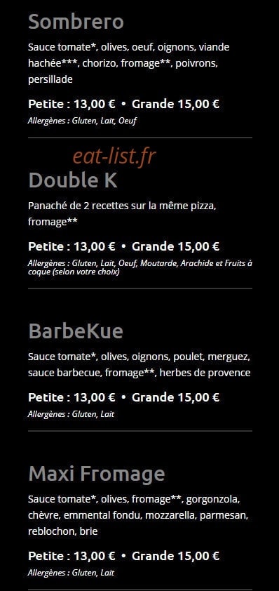 Kpizz — carte page 7