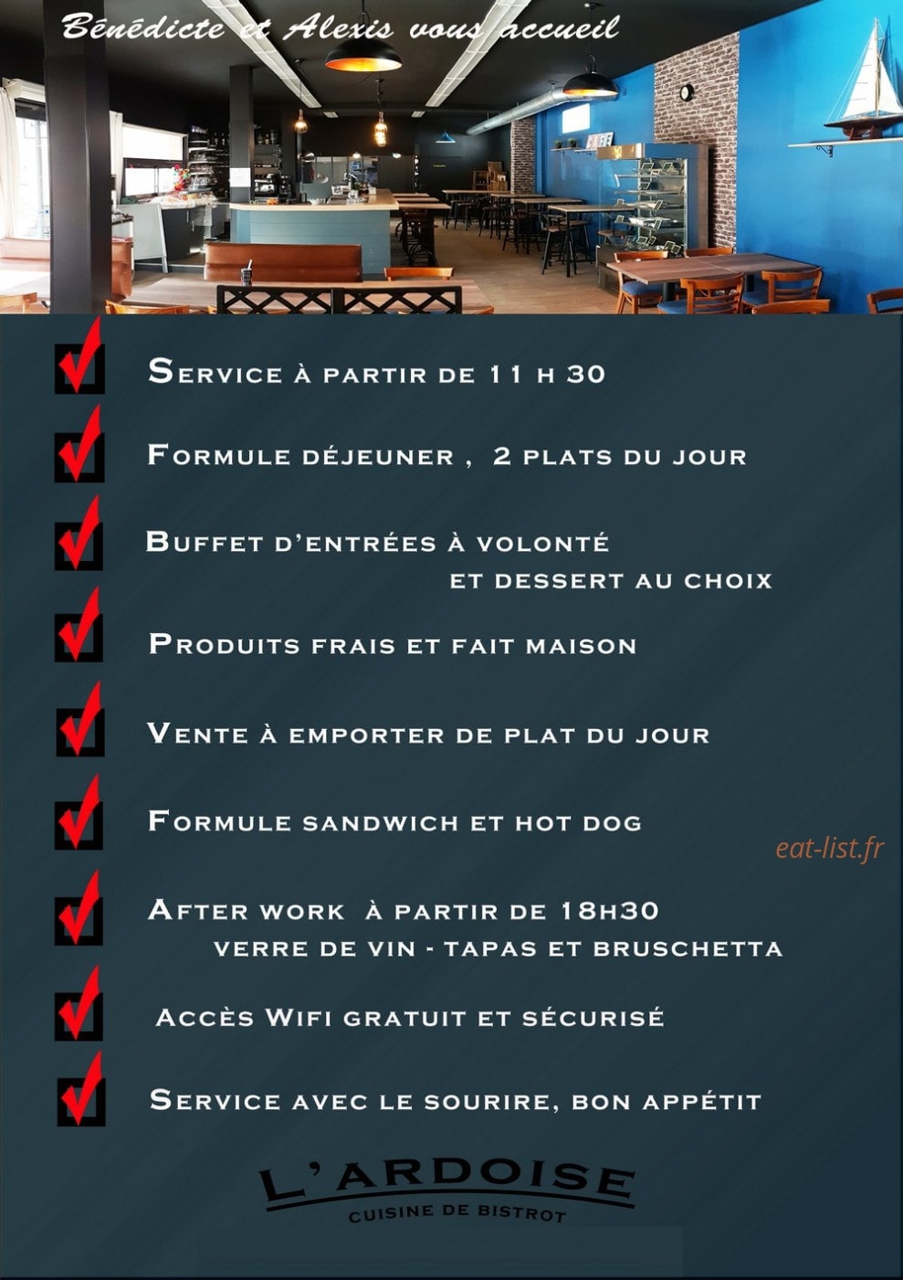 L' Ardoise — carte page 1