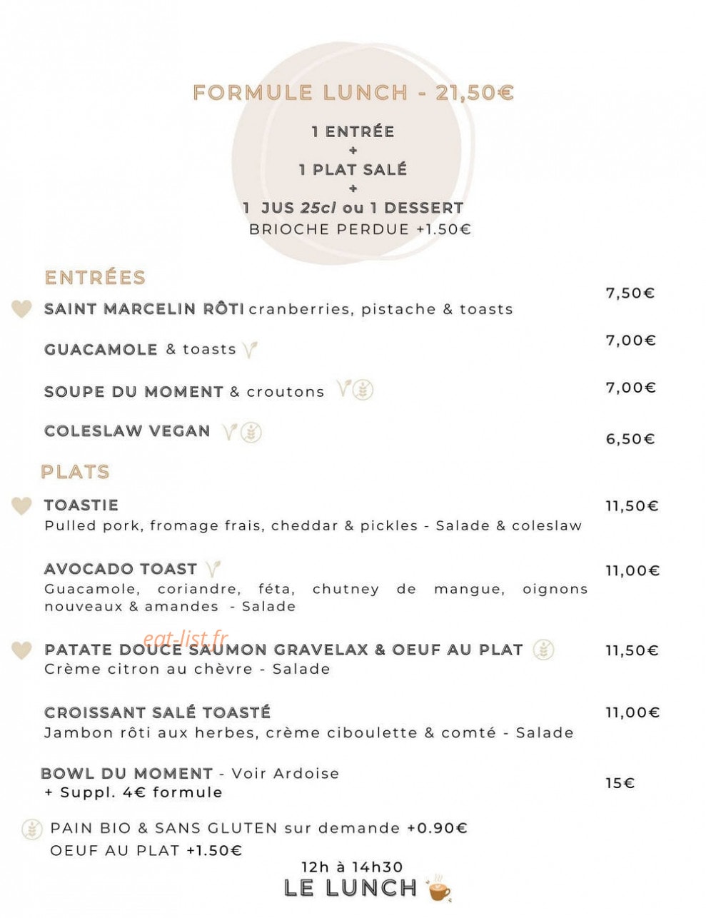L’Echoppe — carte page 2