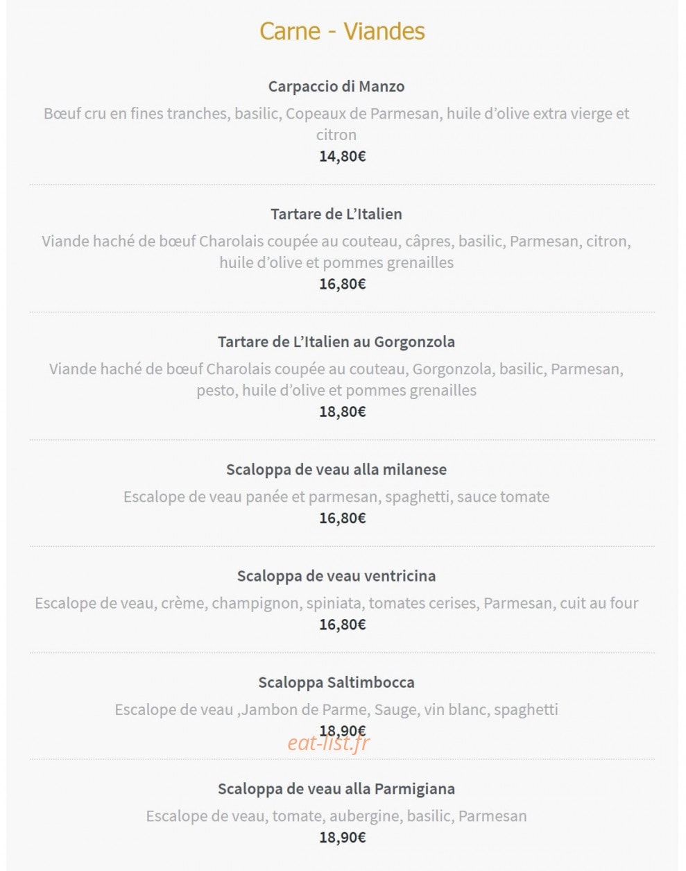 L'italien — carte page 6
