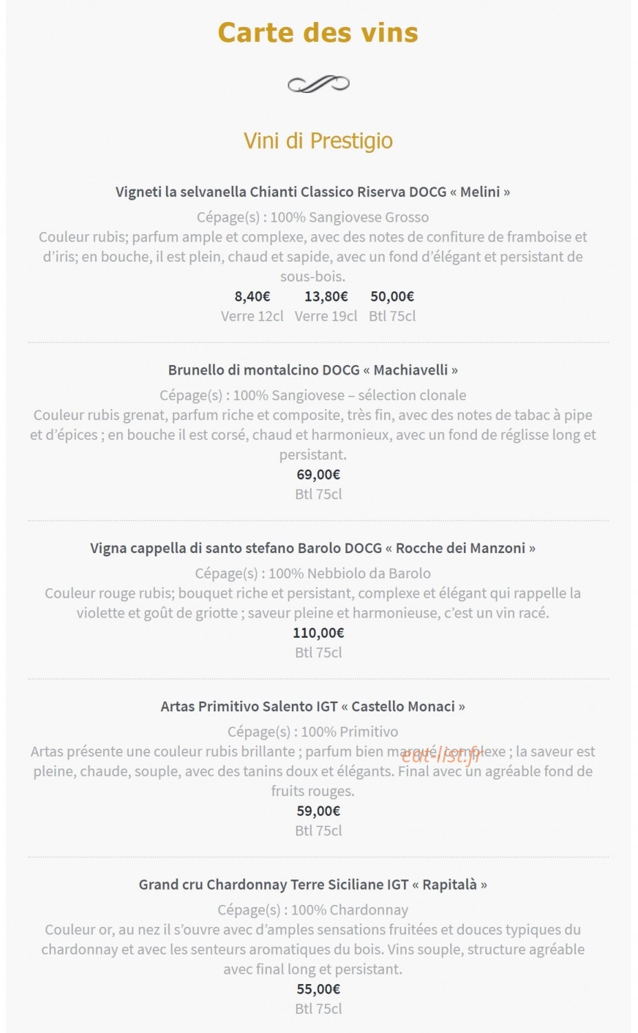 L'italien — carte page 10