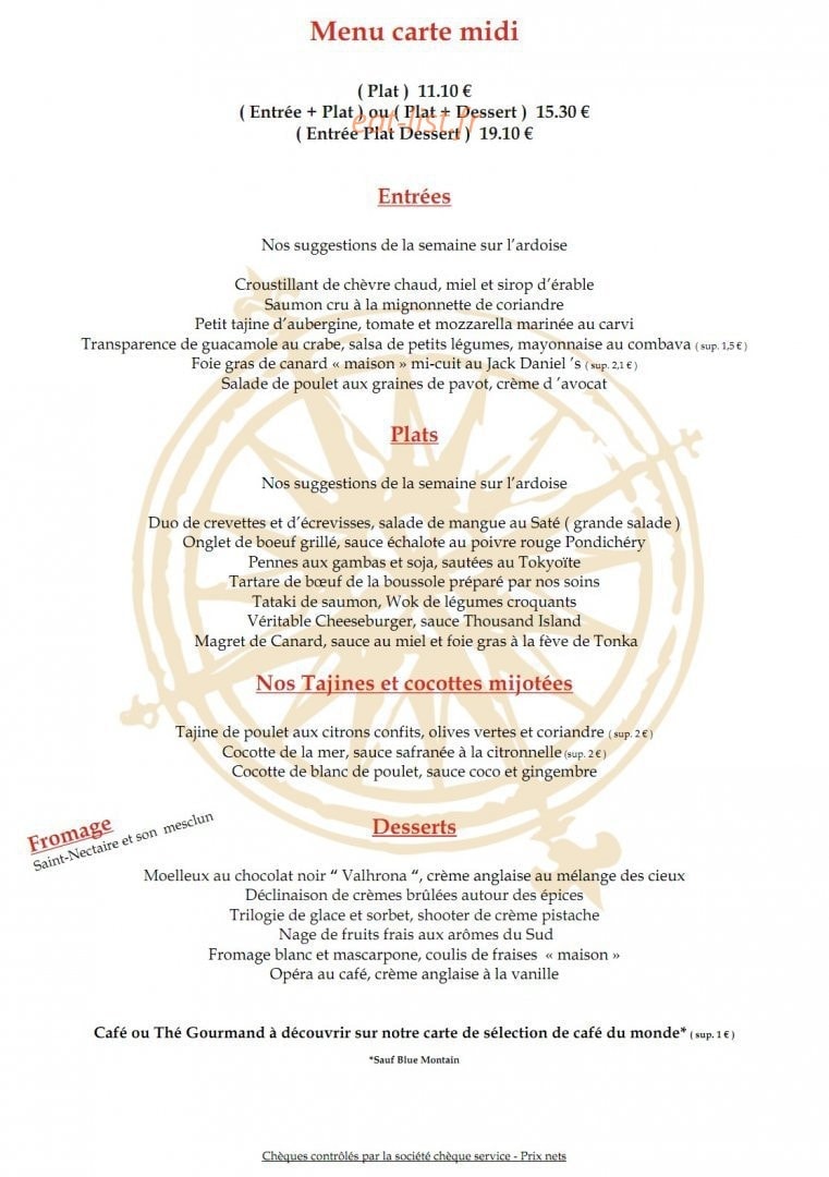 La Boussole — carte page 1