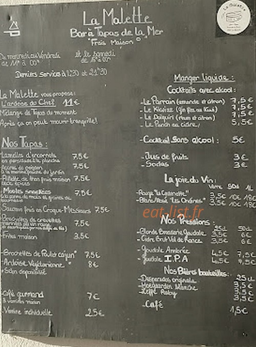 La Malette — carte page 1
