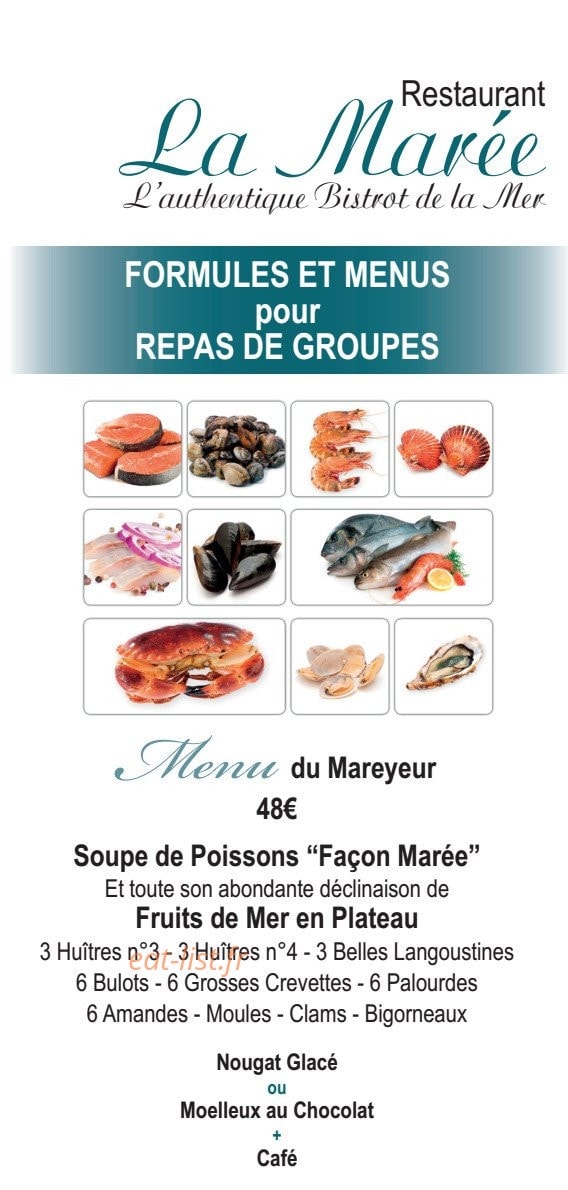 La Marée — carte page 9