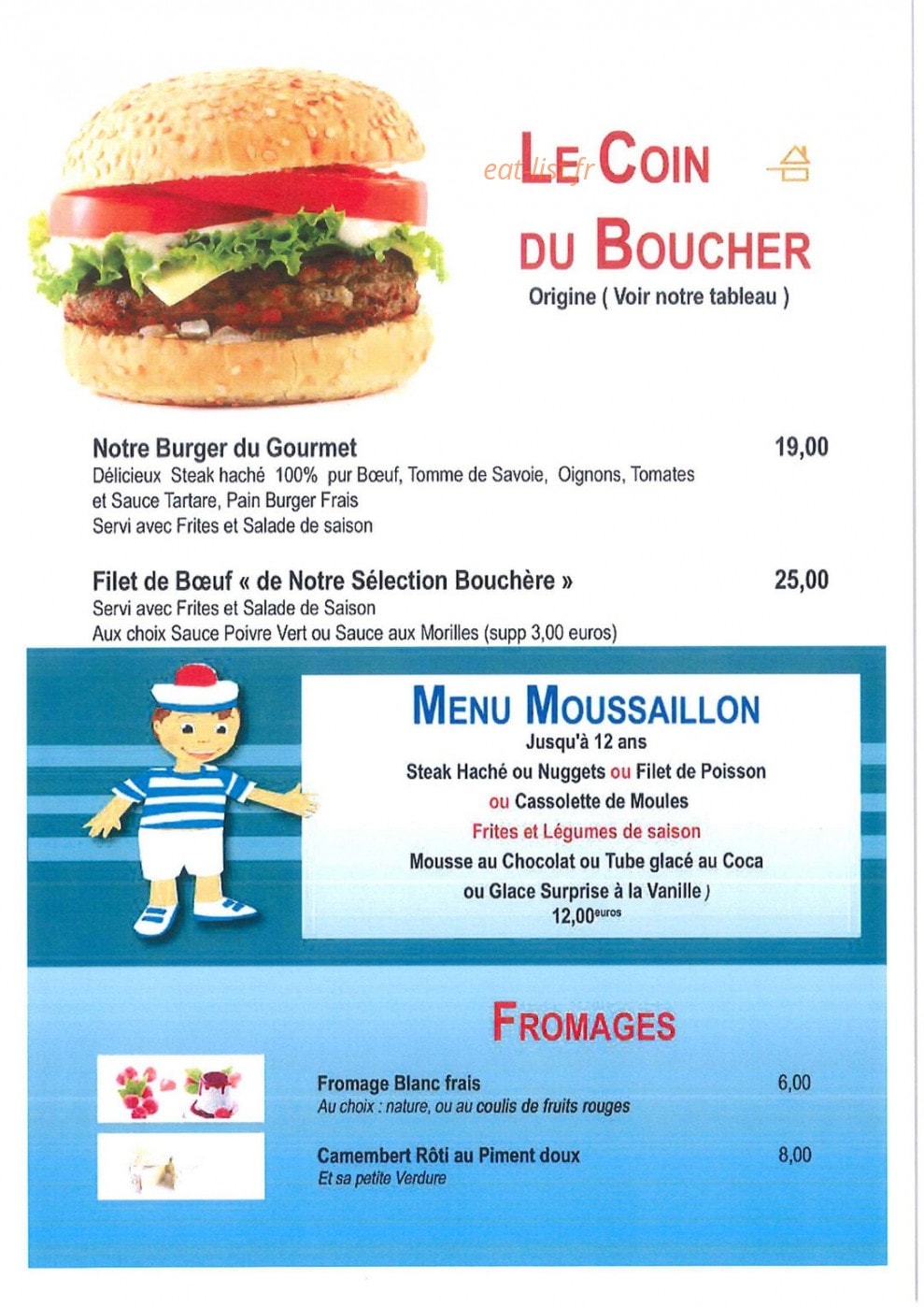 La Marée — carte page 6