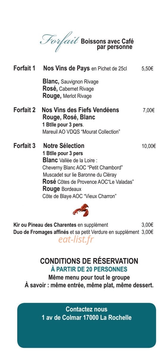 La Marée — carte page 11