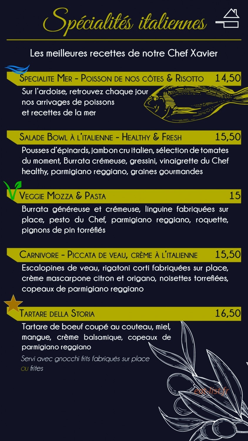 LA STORIA, La Rochelle - 22 Cours des Dames - Menu, Prices & Restaurant  Reviews - Tripadvisor