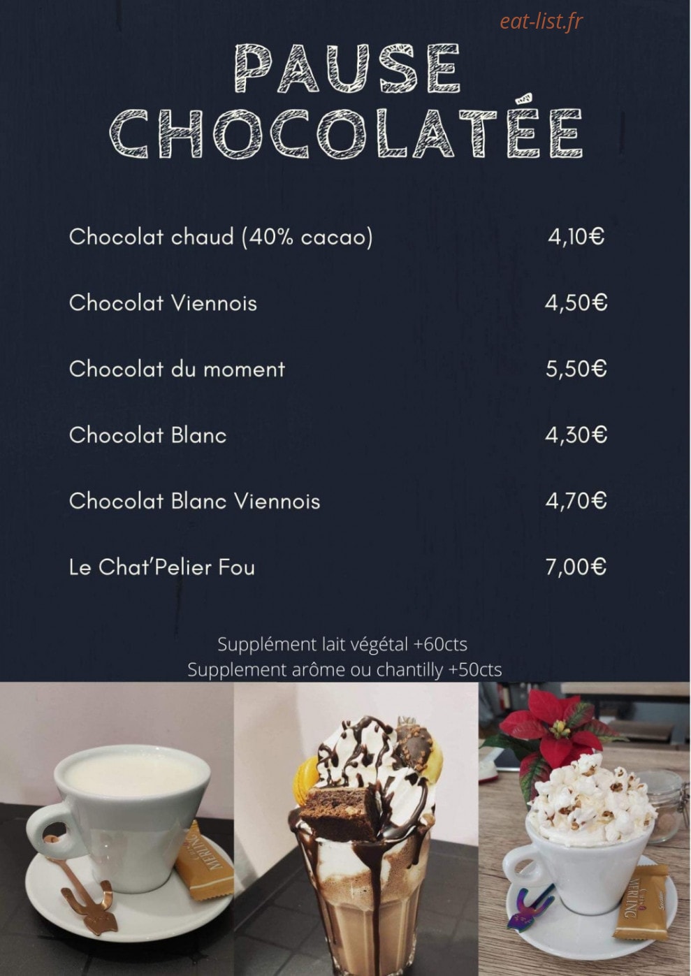 Le Chat’Ren’Thé — carte page 3