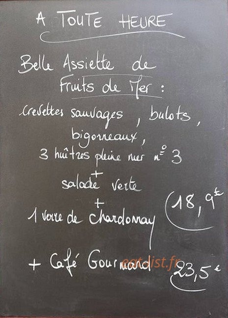 Le comptoir saoufé — carte page 1