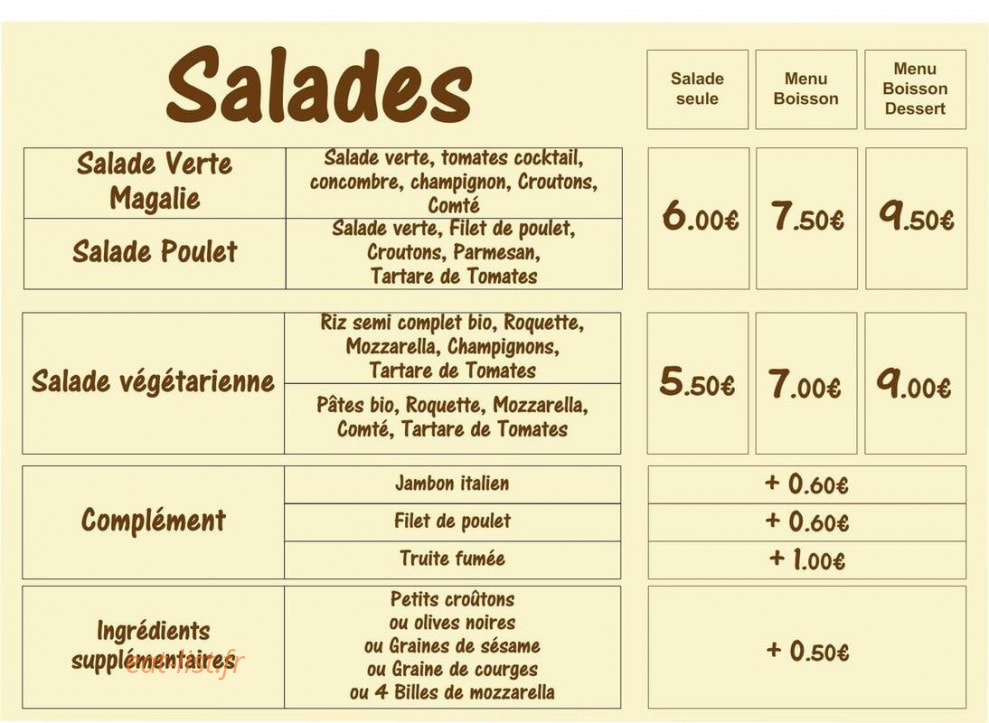 Le Local — carte page 1