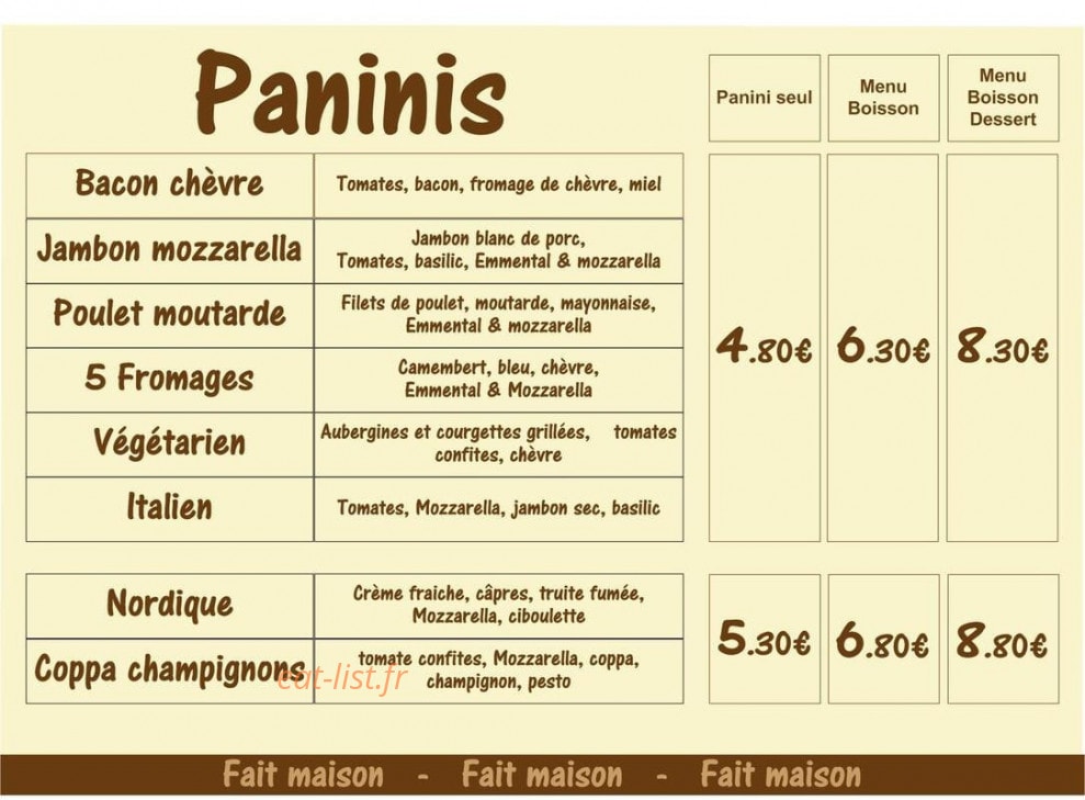 Le Local — carte page 3