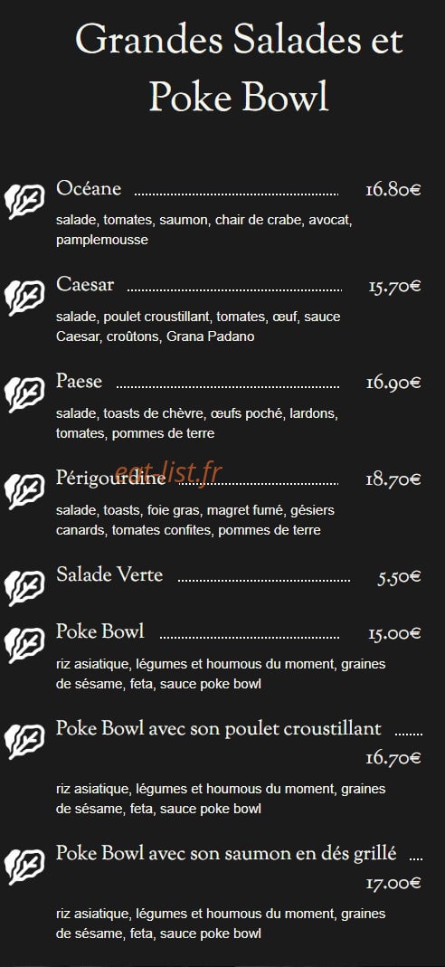 Le Loft — carte page 6