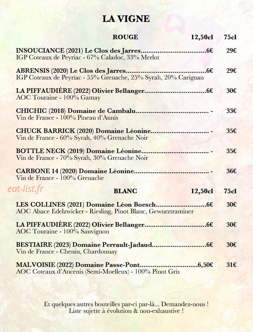 Le Mary Lili — carte page 7
