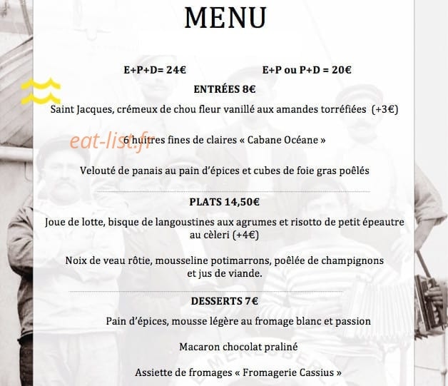 Le Merluberlu — carte page 1