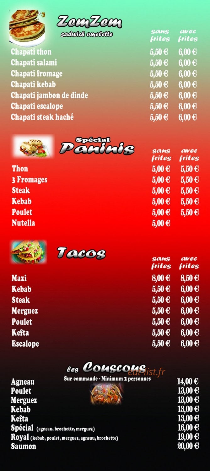 Le ZemZem — carte page 2