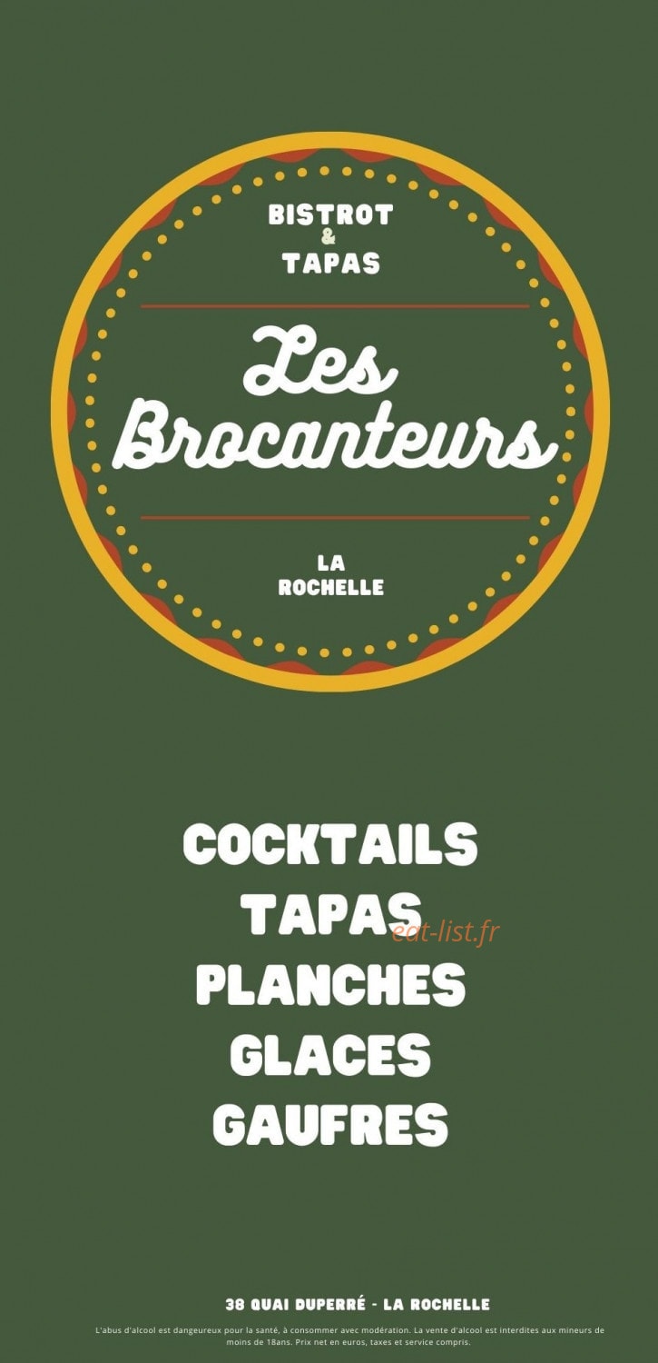 Les Brocanteurs — carte page 1