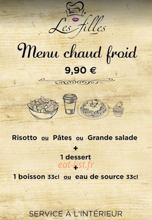 Les Filles — carte page 1