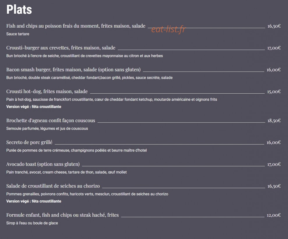 Les Frangins — carte page 2