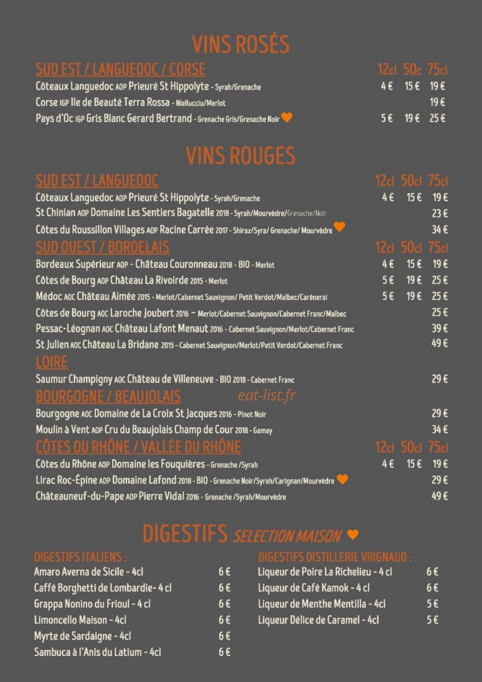 les hedonistes — carte page 5